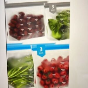 3 / Reusable Silicone Bags , Travel , Lunch